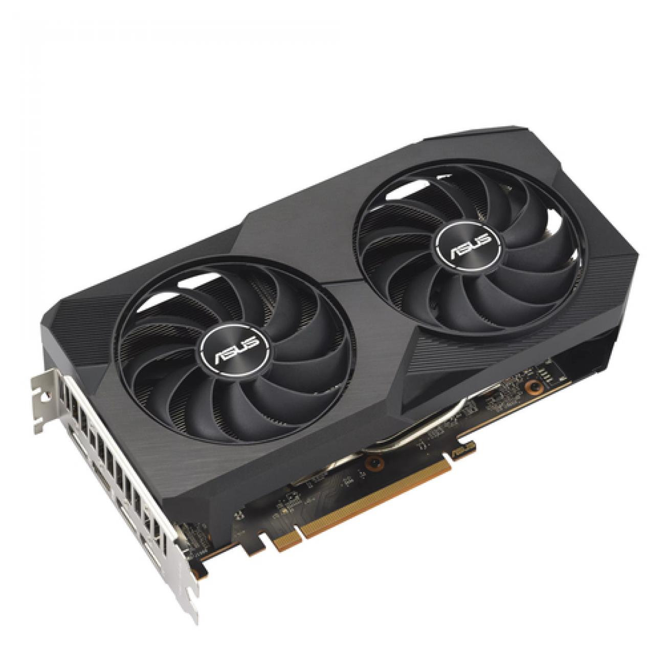 ASUS VGA RADEON RX 6600, DUAL-RX6600-8G-V2, 8GB GDDR6, HDMI/DP*3, 90YV0GP2-M0NA00