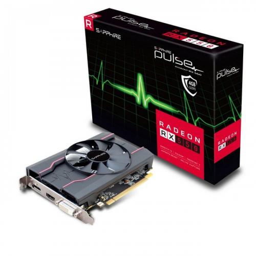 SAPPHIRE VGA RADEON RX 550, PULSE RX 550, 4G GDDR5, HDMI/DVI-D/ DP