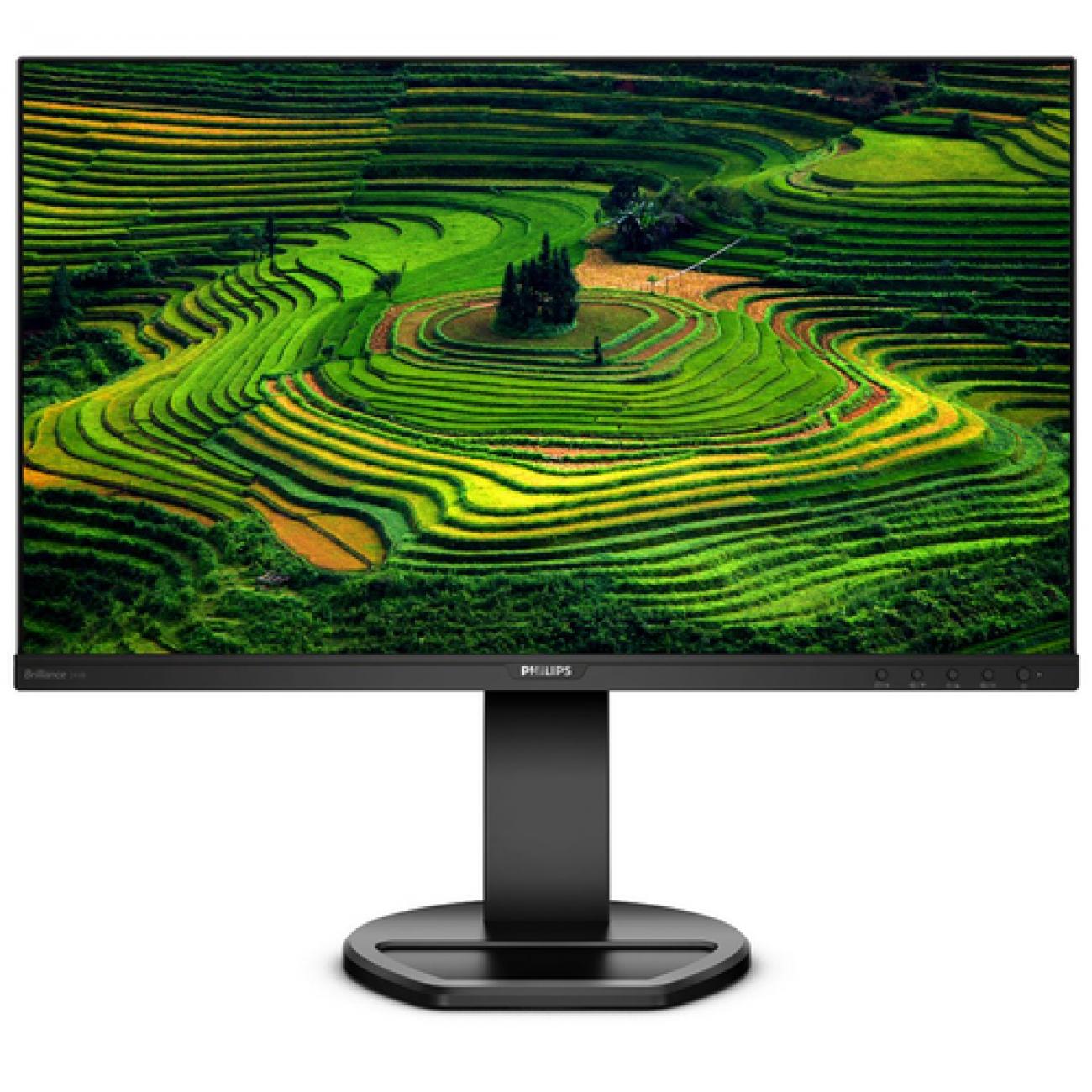 PHILIPS MONITOR 23,8 LED IPS 16:9 FHD 5MS 250CDM, VGA/DVI/DP/HDMI, USB, MULTIMEDIALE