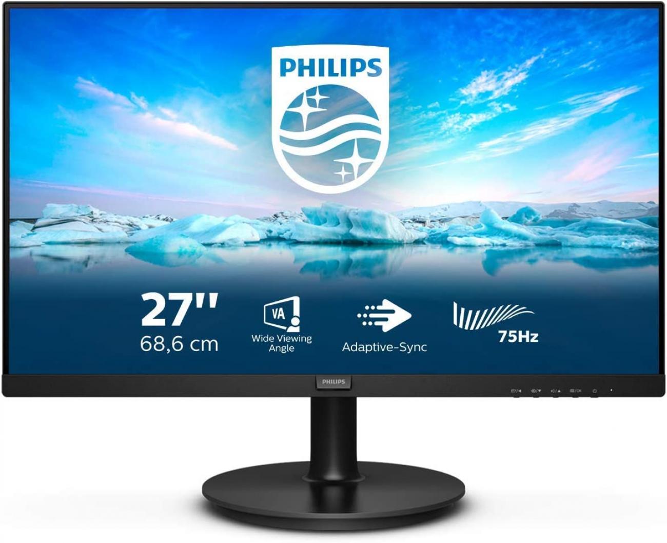 PHILIPS MONITOR 27 LED VA 16:9 FHD 4MS 250 CDM, VGA/DP/HDMI, MULTIMEDIALE TS