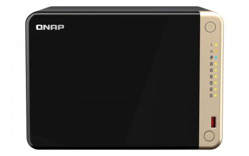 QNAP NAS TS-664 Tower 6-Bay CPU Celeronr N5105/N5095 quad-core 8 GB DDR4 6x SATA 2,5"/3,5" 2X M.