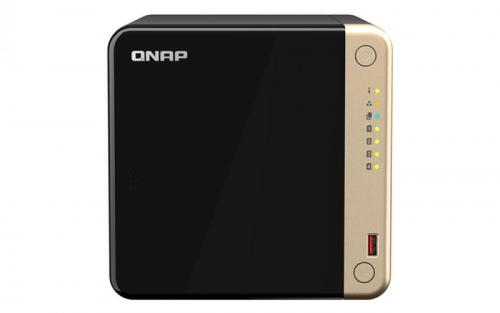 QNAP NAS - 4-BAY DESKTOP NAS, 4 X 3.5"/2.5" SATA 6GB/S DRIVE BAYS, 2 X M.2 2280 PCIE GEN 3 X1 SLOTS,