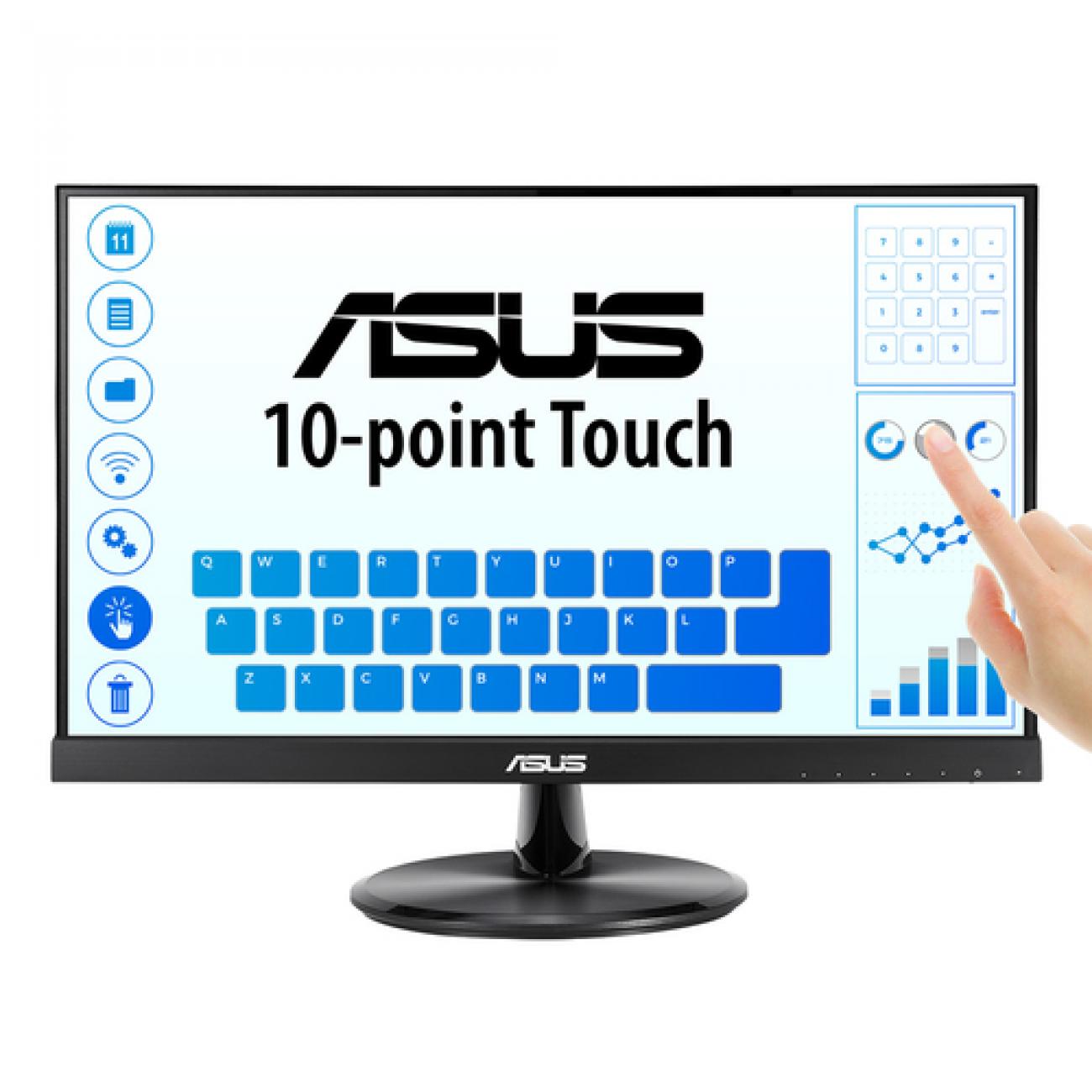 ASUS MONITOR TOUCH 21,5 LED IPS 16:9 FHD 250 CDM, VGA/HDMI, 10 TOCCHI