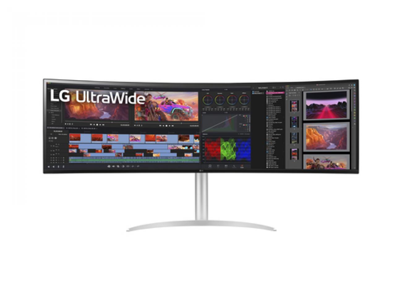 LG MONITOR CURVO 49 LED 32:9 5120x1440 HDR400 400 CDM 5ms REG. ALTEZZA USB-C - DP/HDMI MULTIMEDIALE